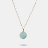collier perle de jade 14mm