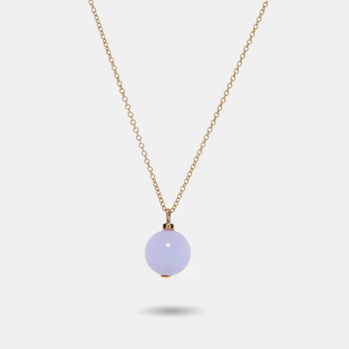 collier jade lavande 10mm