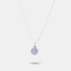 collier jade aux nuances de lavande