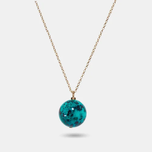 Samanea Collier sautoir en Chrysocolle