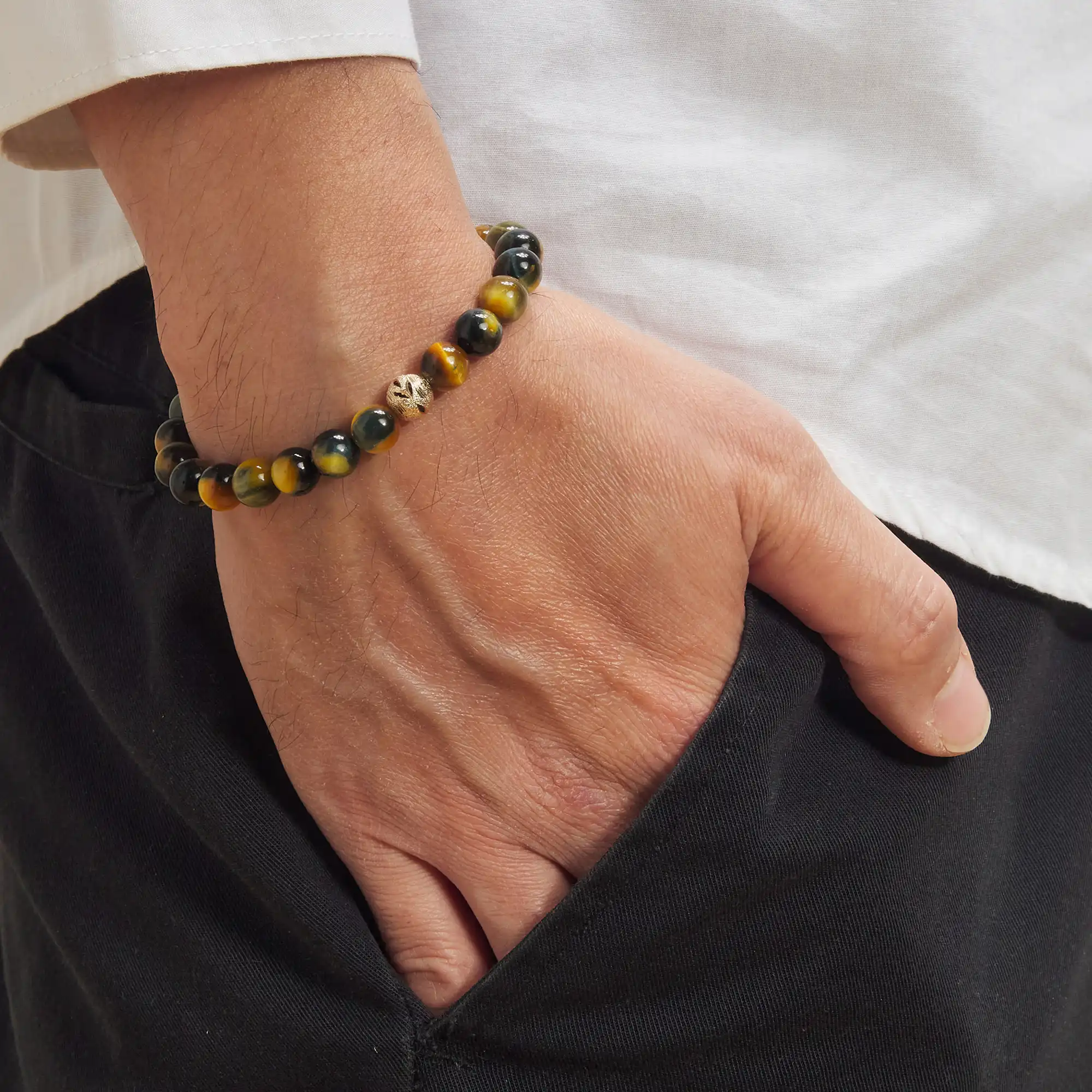 Bracelets homme en perle