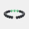 Bracelet jade noir et vert