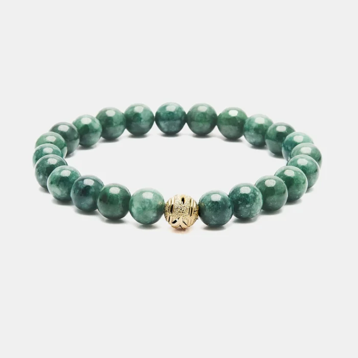 BRACELET EN PERLE DE JADE POUR HOMME