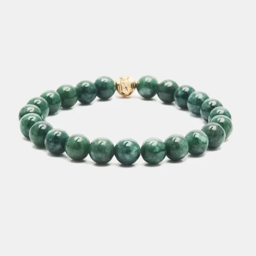 bracelet en pierre de jade vert homme
