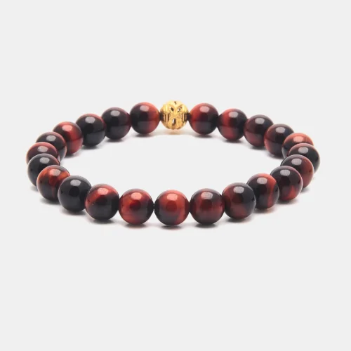 bracelet en pierre d'onyx pour homme