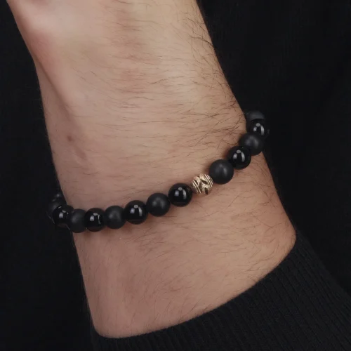 bracelet en onyx