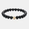 bracelet onyx brillant 8mm